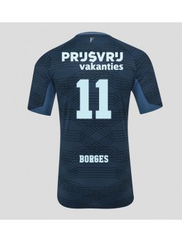 Billige Feyenoord Goncalo Borges #11 Bortedrakt 2025-26 Kortermet
